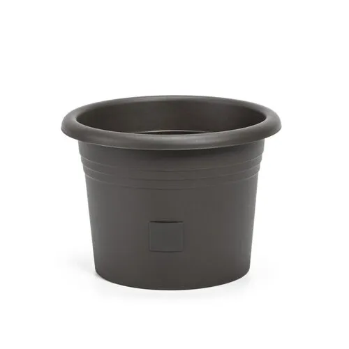 Plastia Samozavlažovací květináč Narza pr. 50 cm, antracit, pr. 50 cm