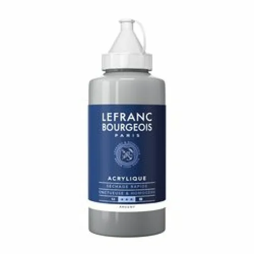 Akrylová barva Lefranc 750ml – 447 Silver