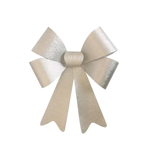 Chaks Dekorační mašle - stříbrná 36,5 x 50,8 cm