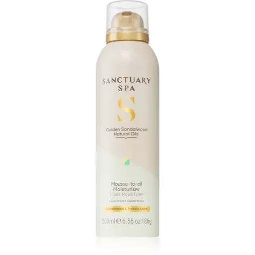 Sanctuary Spa Golden Sandalwood hydratační pěna s vyživujícím účinkem 200 ml