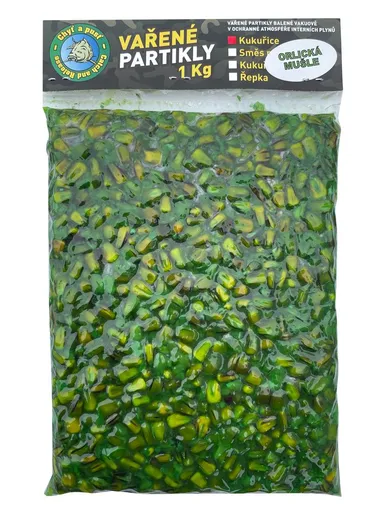 Chyť a pusť Vařená Kukuřice 1kg - Orlická mušle,Chyť a pusť Vařená Kukuřice 1kg - Orlická mušle