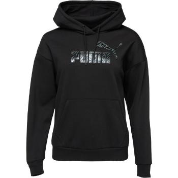 Puma ESSENTIALS+ ANIMAL HOODIE Dámská mikina s kapucí, černá, velikost