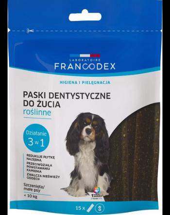 FRANCODEX Benzi dentare pentru caini S 228 g/15 buc