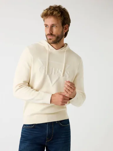 Guess pánský krémový svetr M5BR18Z0470-G1CV S