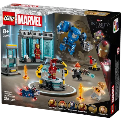 LEGO® Marvel 76315 Iron Man a jeho laboratoř: Síň brnění