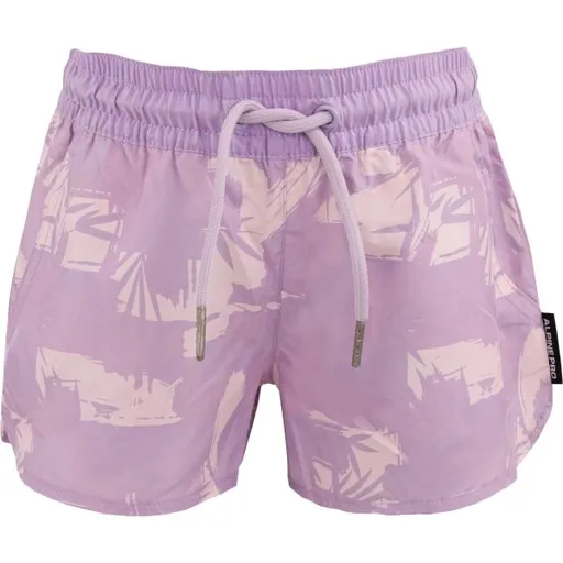 ALPINE PRO EKELO Dívčí kraťasy, fialová, velikost 140-146