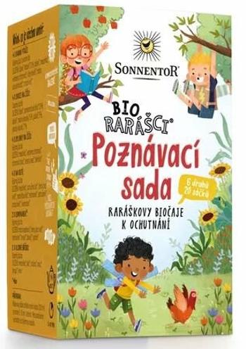 Biorarášci poznávací sada (čaj bio, bylinná směs, porcovaný, 32,8 g)