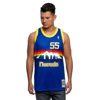 Mitchell & Ness Denver Nuggets #55 Dikembe Mutombo blue Swingman Jersey - L