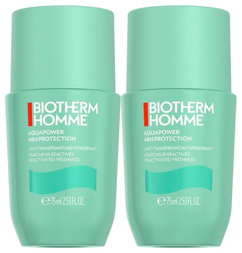 Biotherm Sada kuličkových antiperspirantů Homme Aquapower