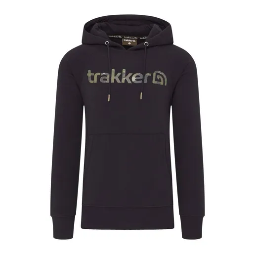 Trakker Rybářská Mikina CR Logo Hoody Black Camo,Trakker Rybářská Mikina CR Logo Hoody Black Camo