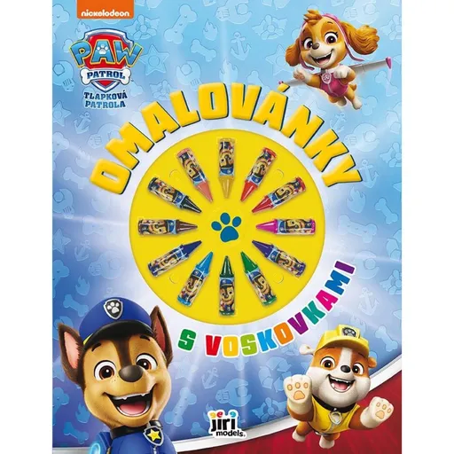 Jiri Models Omalovánky s voskovkami Tlapková patrola