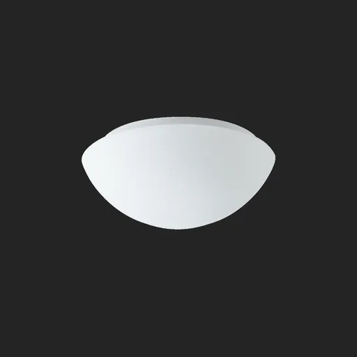 OSMONT AUR71003 AURA 2 stropní/nástěnné skleněné svítidlo bílá IP43 3000 K 11W LED nouzové kombinované 3 h