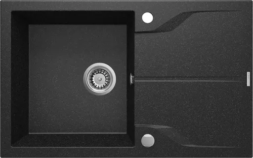 DEANTE Andante grafit Granitový dřez s odkapávačem ZQN_2113