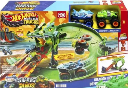 Hot Wheels Monster trucks dráha dračí zkáza - Hot Wheels (JFR06)