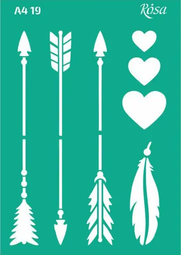 Šablona opakovatelně samolepicí A4 – 19