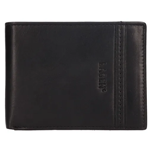 Pánská kožená peněženka Lagen Celestin - černá