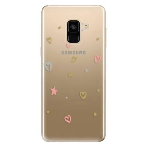 Odolné silikonové pouzdro iSaprio - Lovely Pattern - Samsung Galaxy A8 2018