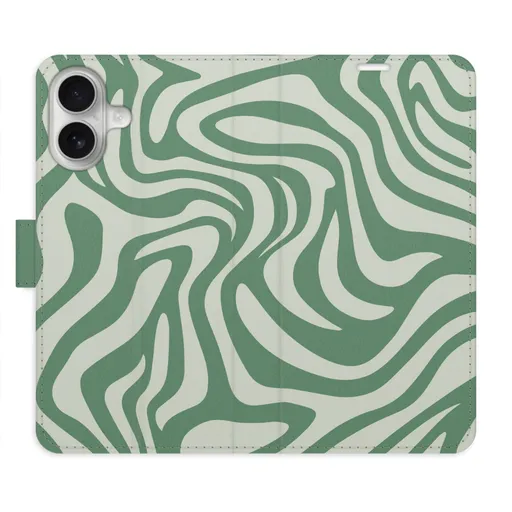 Flipové pouzdro iSaprio - Zebra Green 02 - iPhone 16