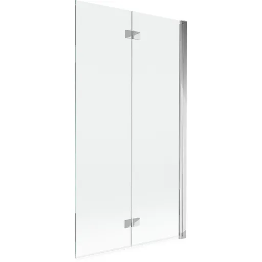 MEXEN MIST vanová zástěna 100x150 cm 6mm 2-s, chrom, čirá, pravá 8A9-100-002-01-00-P