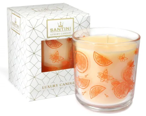 Santini Luxusní svíčka - Spiced Orange Apple