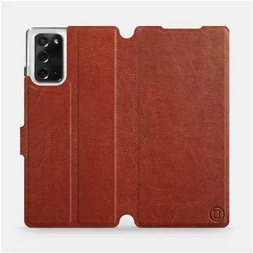 Flipové pouzdro na mobil Samsung Galaxy Note 20 v provedení  Brown