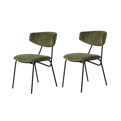 Sada jídelních židlí Nancy Green and Black, 2 ks