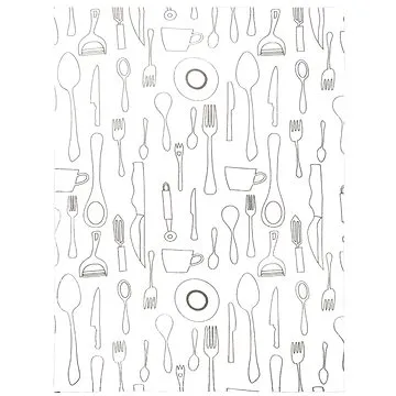 SCANquilt utěrka na nádobí DEKORO příbory (29758)