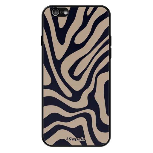 Lesklé pouzdro Exclusive iSaprio - Zebra Black - iPhone 6/6S
