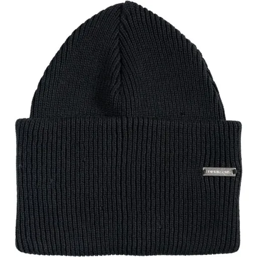 DIDRIKSONS RIVER BEANIE 3 Zateplená čepice, černá, velikost
