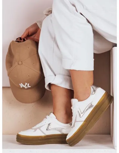 Dámské sportovní tenisky SPARKSOLO stříbrné