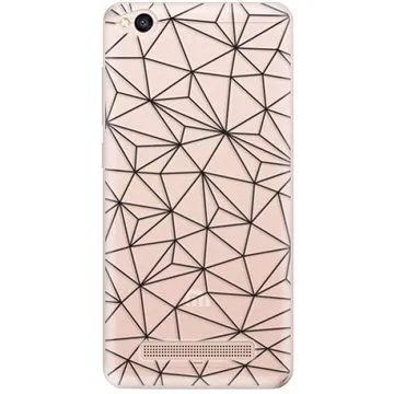 iSaprio Abstract Triangles 03 - black pro Xiaomi Redmi 4A (trian03b-TPU2-Rmi4A)