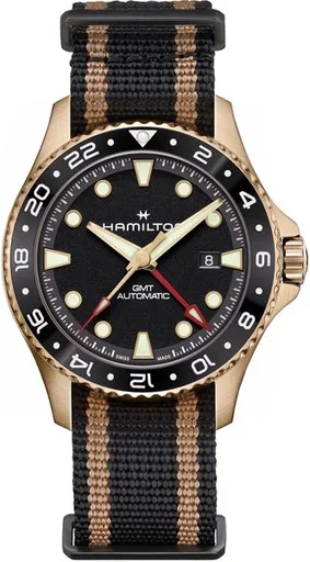 Hamilton Khaki Navy Scuba Automatic GMT Bronze H82565930