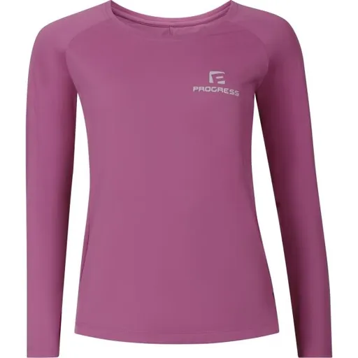 PROGRESS FORMA Dámské funkční sportovní tričko, vínová, velikost