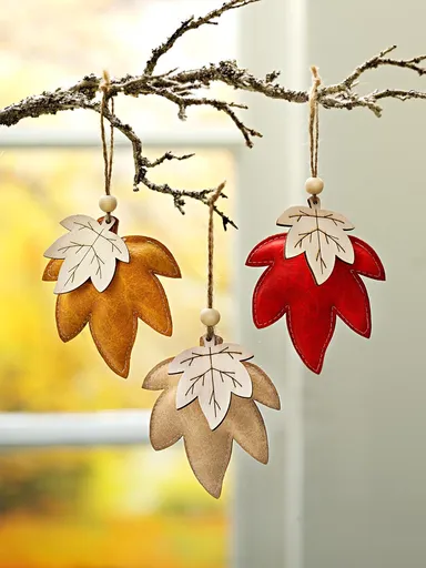 Závěs podzimní listí 3 ks