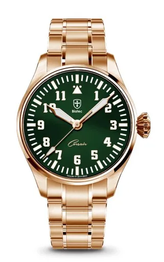 Biatec Corsair Vintage 04 - Kovový náramek s pozlacením