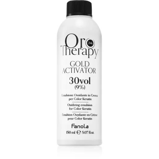 Fanola Oro Therapy Gold Activator aktivační emulze 9 % 30 vol. 150 ml