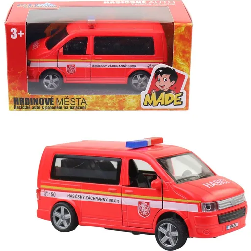 MaDe Auto, hasičská dodávka, CZ design i box