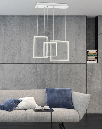 Apeti keos LED bílá závěsná stropní lampa 4000K