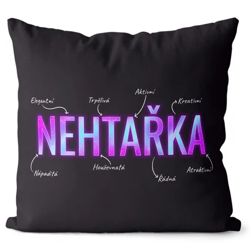 Polštář Nehtařka - vlastnosti (Velikost: 40 x 40 cm)