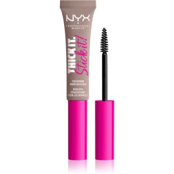 NYX Professional Makeup Thick it Stick It Brow Mascara řasenka na obočí odstín 02 Cool Blonde 7 ml