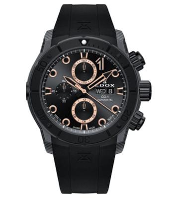 Edox CO-1 Carbon Chronograph Automatic 01125-ccn-nr