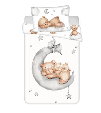 Lenjerie de pat pentru copii Ursuleț "Ribbon" baby 100x135 cm + 40x60 cm