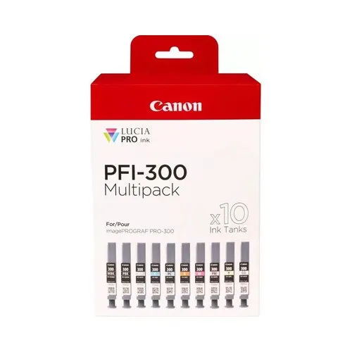 Canon PFI-300 4192C008 barevná (color) sada originální cartridge