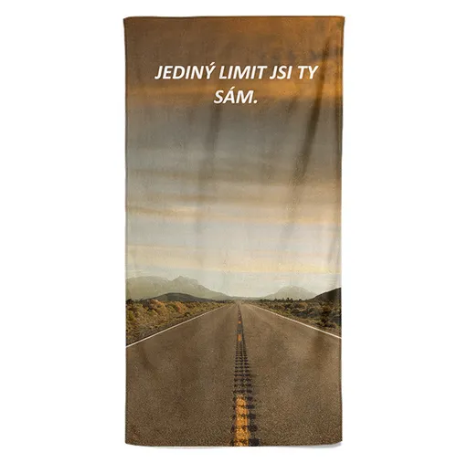 Osuška Jediný limit (Velikost osušky: 100x170cm)