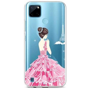 TopQ Kryt Realme C21Y silikon Pink Princess 69956 (Sun-69956)