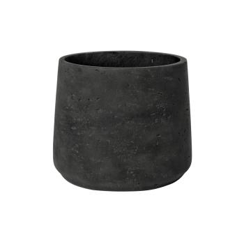 Pottery Pots Patt virágcserép, antik fekete, többféle méretben - PotteryPots méret: L - h 16,5 cm, ⌀ 20 cm