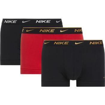 Nike EVERY DAY COTTON STRETCH 3PK Pánské boxerky, černá, velikost