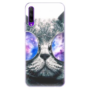 Odolné silikonové pouzdro iSaprio - Galaxy Cat - Honor 9X Pro