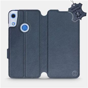 Flip pouzdro na mobil Huawei Y6S - Modré - kožené -   Blue Leather (5903516124176)