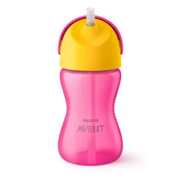 Philips Avent hrníček s brčkem SCF798/02 300 ml 12m+ pink